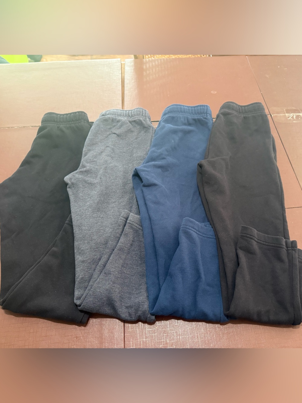 Lot of 4 Tek Gear Ultrasoft Fleece Sweatpants Size S